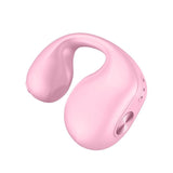 Mini Bone Conduction Bluetooth Earphone for Running and Sports - White - Extra Image