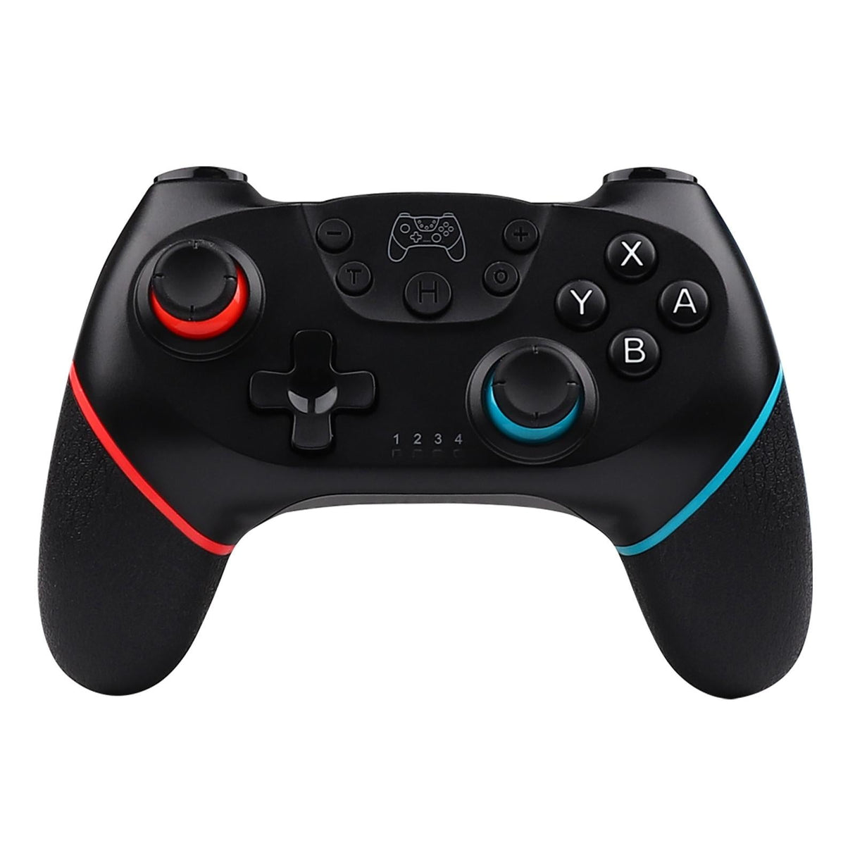 Macro Wireless Pro Controller with Wake-up Function - White Red Blue