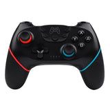 Macro Wireless Pro Controller with Wake-up Function - White Red Blue - Front View