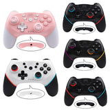 Macro Wireless Pro Controller with Wake-up Function - White Red Blue