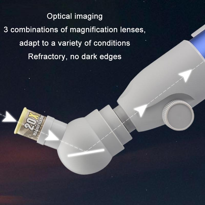 High-definition Children's Telescope for Science Education - B Model Red