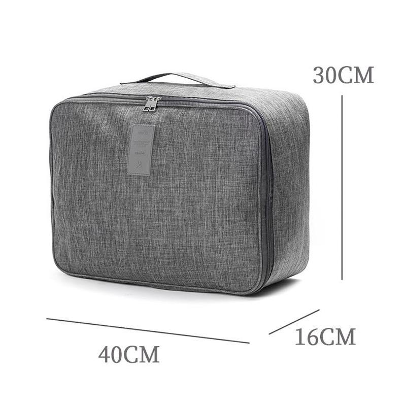 Large Capacity Cationic Trolley Suitcase for Trip Storage - Navy