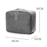 Large Capacity Cationic Trolley Suitcase for Trip Storage - Navy - Top-Down View