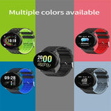 Smart Watch With Call Reminder And Health Monitoring - Green - Side View