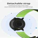 Smart Watch With Call Reminder And Health Monitoring - Green - Top-Down View