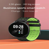 Smart Watch With Call Reminder And Health Monitoring - Green - Low Angle