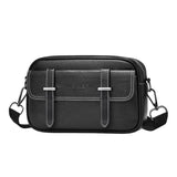Waterproof Shoulder Crossbody Bag For Men Wear Resistant Design - Khaki - Front View