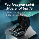 Wireless Bluetooth Game Earphones with Noise Reduction - H2s Pro - White - Side View