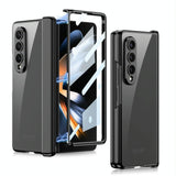 For Samsung Galaxy Z Fold4 5G Magnetic Hinged Case - Wine Red - Extra Image
