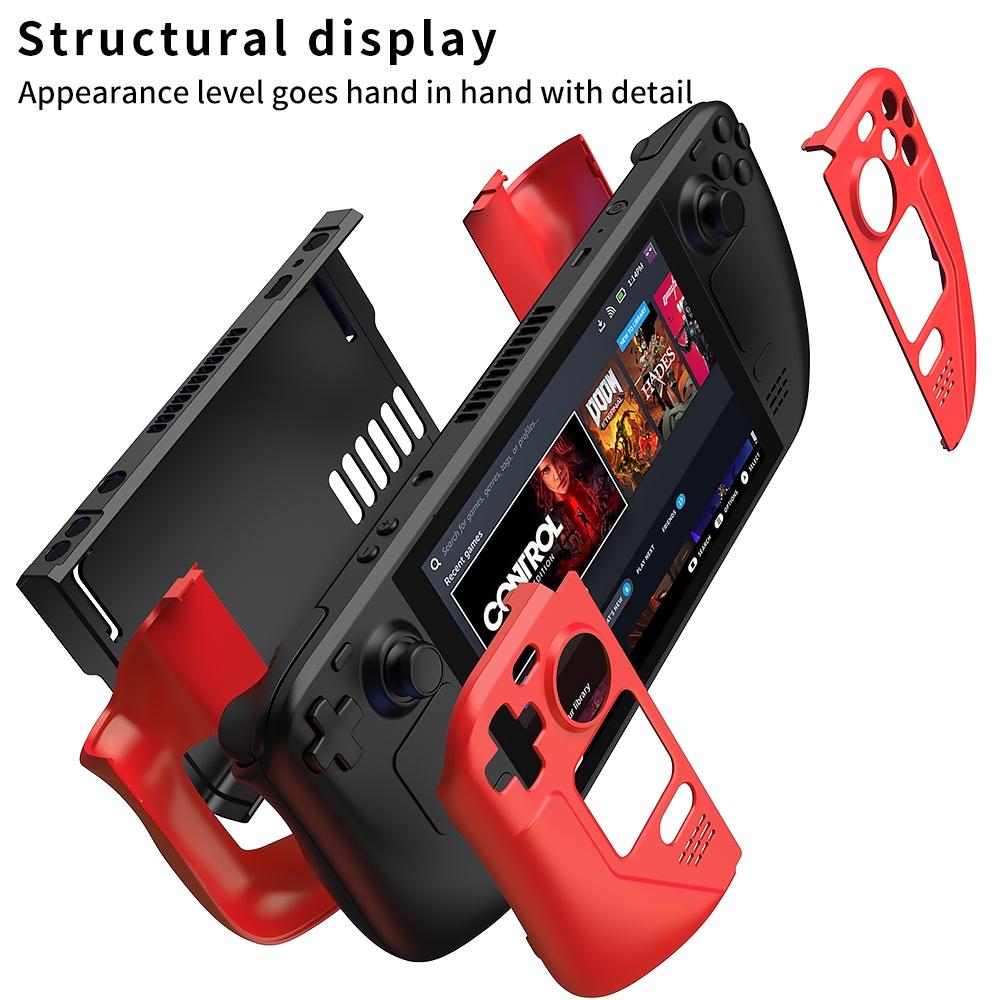 Anti-fall Game Console Case with Contrast Design - Blue