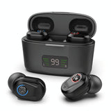 Digital Display In Ear Hearing Aid Earphone - Complexion - Side View