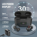 Digital Display In Ear Hearing Aid Earphone - Complexion - Top-Down View