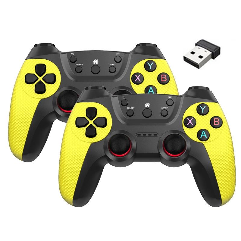 2.4g Wireless Controller for Pc Linux Android Tvbox - Supports Dual Connection - Vitality Orange