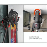 Wall-mounted Bracket for Xiaomi Electric Scooters - Rose Red - Low Angle