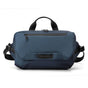 3 Point Strap Men Cycling Chest Bag Anti Sway Design - Deep Blue