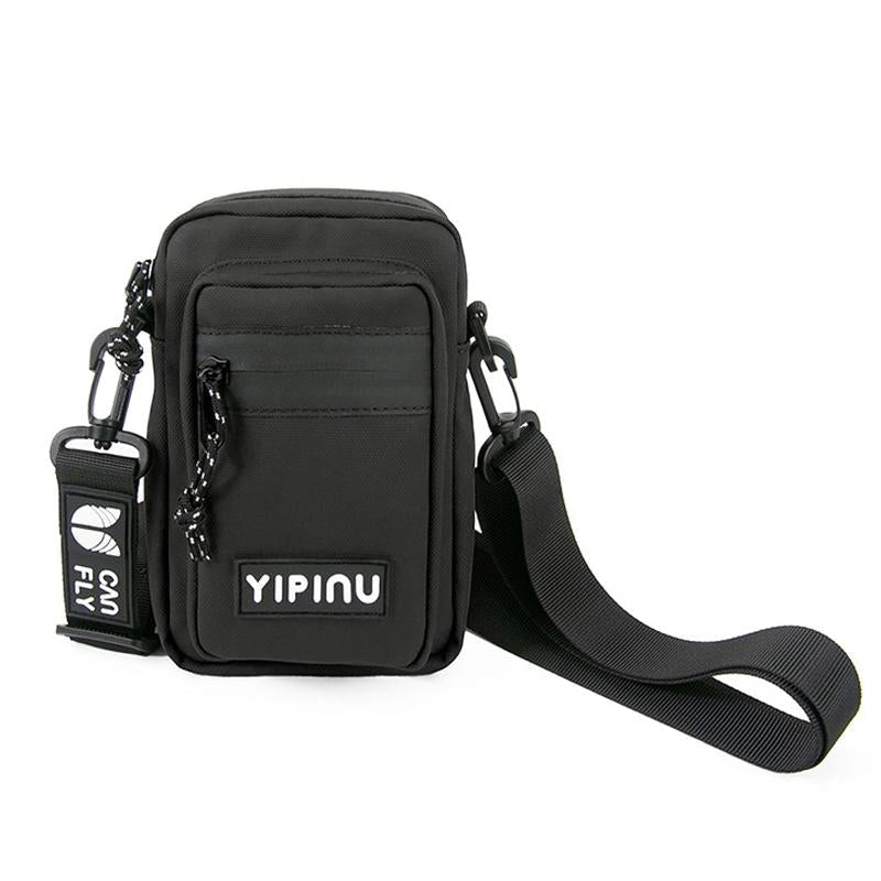 Stylish Single Shoulder Phone Bag For Students - Yellow