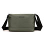 Lightweight Men Shoulder Bag For Commuting - Army Green