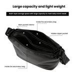 Lightweight Men Shoulder Bag For Commuting - Army Green