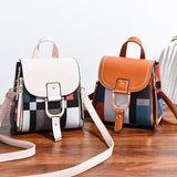 Stylish Ladies Leather Backpack - Soft Pu Material - Black