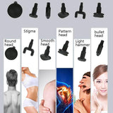 Portable Electric Massager For Muscle Relaxation And Fitness - Blue - Close-Up Angle