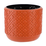 Versatile Vase for Wet and Dry Flowers - Glazed Finish Durable Design - Rose Pink - Close-Up Angle