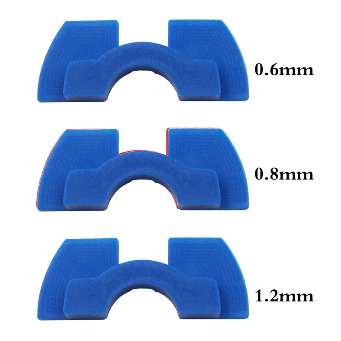 3-piece Shockproof Rubber Dampers for Xiaomi M365 Scooter - Red
