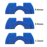 3-piece Shockproof Rubber Dampers for Xiaomi M365 Scooter - Red - Side View
