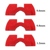 3-piece Shockproof Rubber Dampers for Xiaomi M365 Scooter - Red - Extra Image