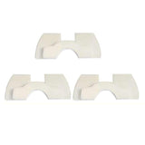 3-piece Shockproof Rubber Dampers for Xiaomi M365 Scooter - Red - Extra Image