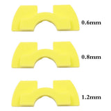 3-piece Shockproof Rubber Dampers for Xiaomi M365 Scooter - Red