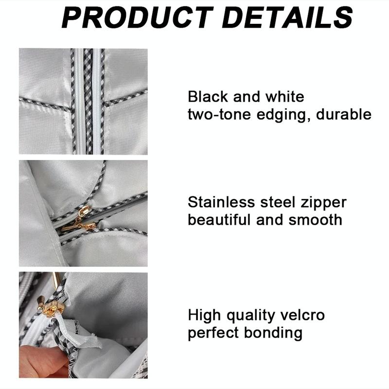 Waterproof Dustproof Cover for 420d Roller Boiler Washing Machine - 60x53x85cm Size - Black - 60X53X85Cm
