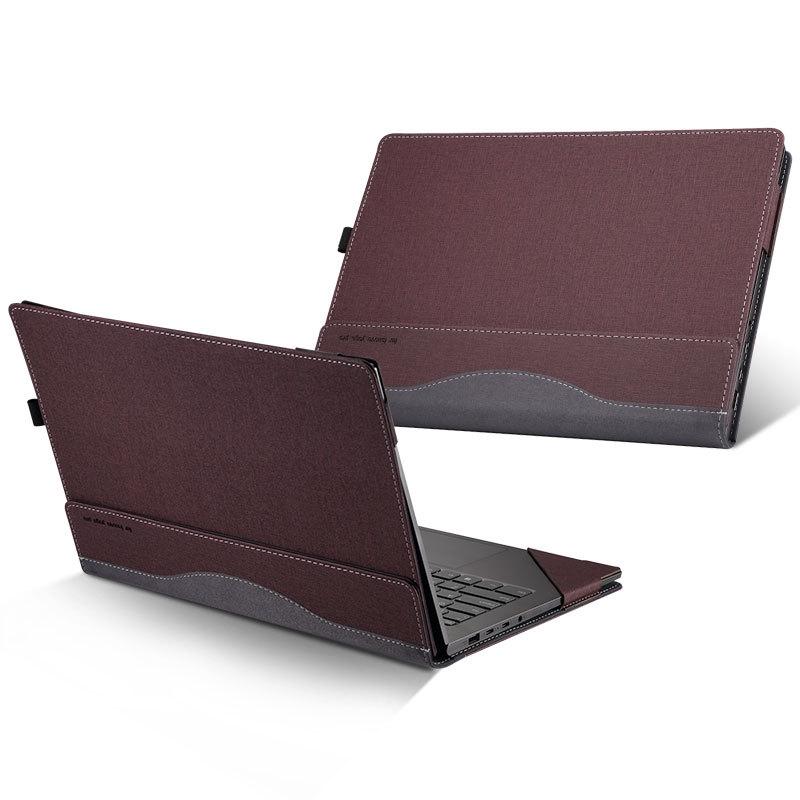 Protective Laptop Case for Hp Envy X360 15 Leather - Wine Red