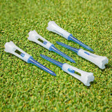 20-Pack Golf Ball Tee Holder For Competition - 83Mm Spike Balls - Low Angle