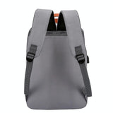 3-in-1 Student Usb Backpack - Multi-functional - Black - Rear View
