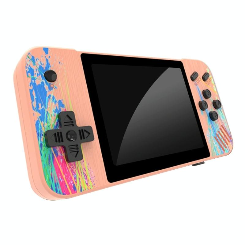 800 Built-In Games G3 Macaron Handheld Game Console With 3.5 Screen - Green