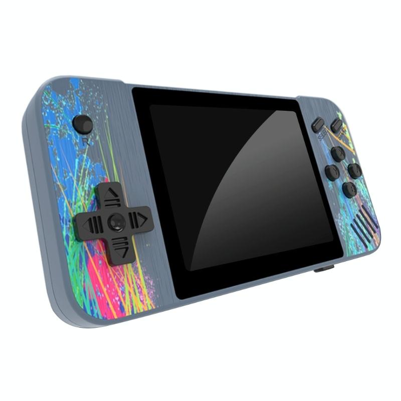 800 Built-In Games G3 Macaron Handheld Game Console With 3.5 Screen - Green