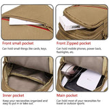 Men Oxford Cloth Crossbody Chest Bag Outdoor Leisure Single Shoulder Bag - Au Digital - Low Angle