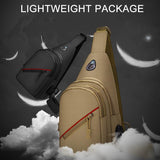 Men Oxford Cloth Crossbody Chest Bag Outdoor Leisure Single Shoulder Bag - Au Digital - Extra Image