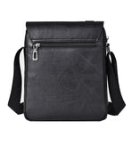 Retro Crossbody Messenger Bag Large Capacity - Dark Brown