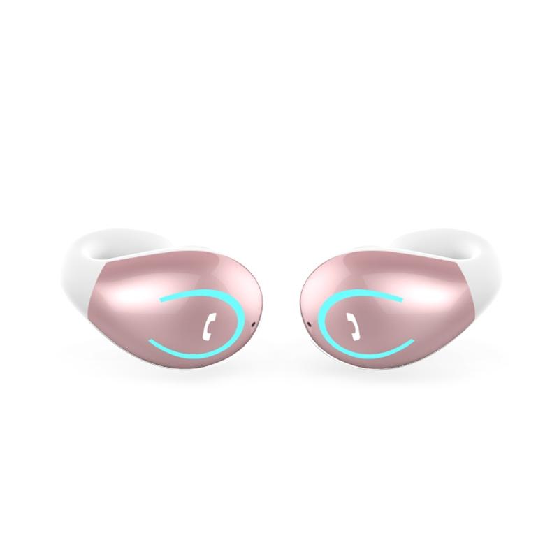 Ultra-light Wireless Bluetooth Earphones - Yx08 Stereo V5.0 - Grey