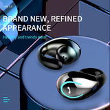 Ultra-light Wireless Bluetooth Earphones - Yx08 Stereo V5.0 - Grey