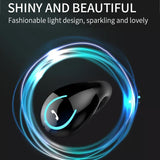 Ultra-light Wireless Bluetooth Earphones - Yx08 Stereo V5.0 - Grey - Extra Image