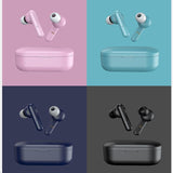 Mini Touch Control Tws Wireless Earphones with Mic & Charger Box - Green - Close-Up Angle