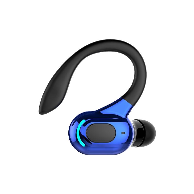 Wireless Sports Earphones - F8 Bluetooth 5.1 Ear-mounted Stereo - Black + Red