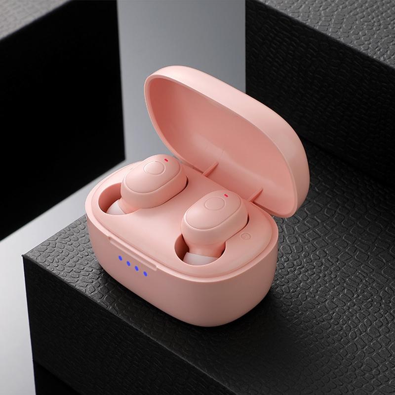 Waterproof Mini Touch-control Bluetooth Earphones with Noise Cancelling - White