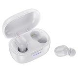 Waterproof Mini Touch-control Bluetooth Earphones with Noise Cancelling - White