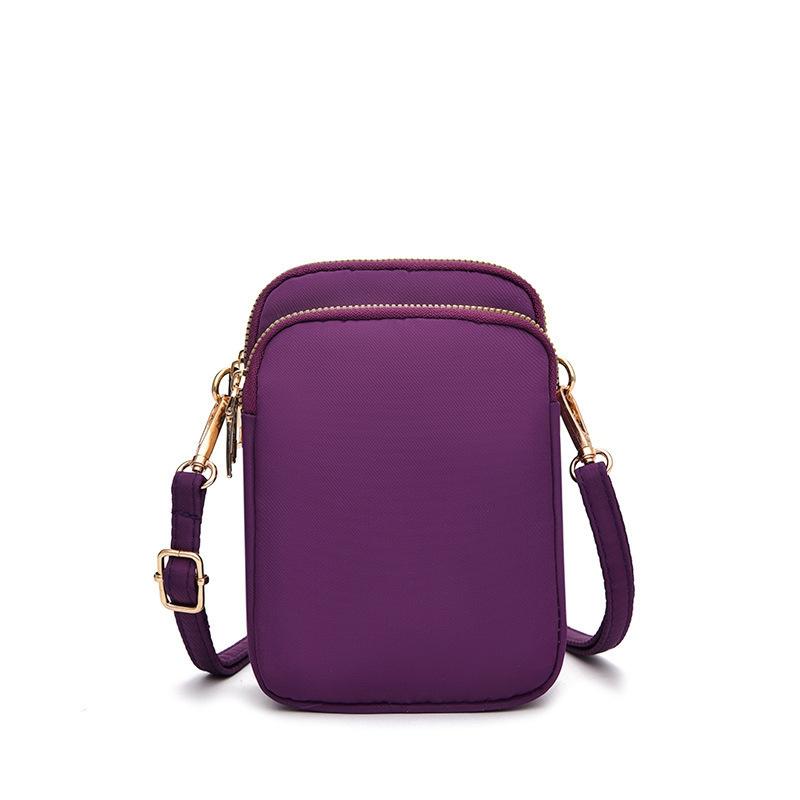 Women Mini Crossbody Phone Bag With Headphone Hole - Pink