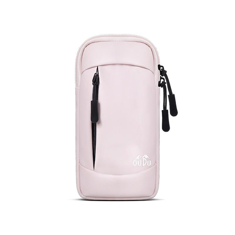 Portable Sports Arm Bag For Running - Light Pink