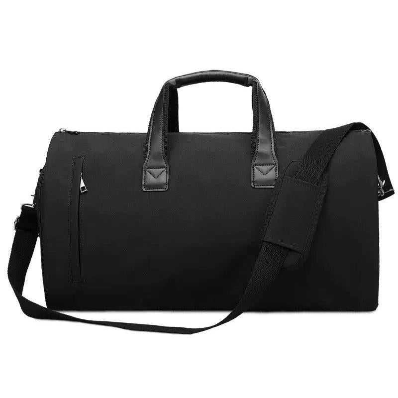 Shoe Compartment Travel Suit Bag - Compact & Organized - Dark Grey