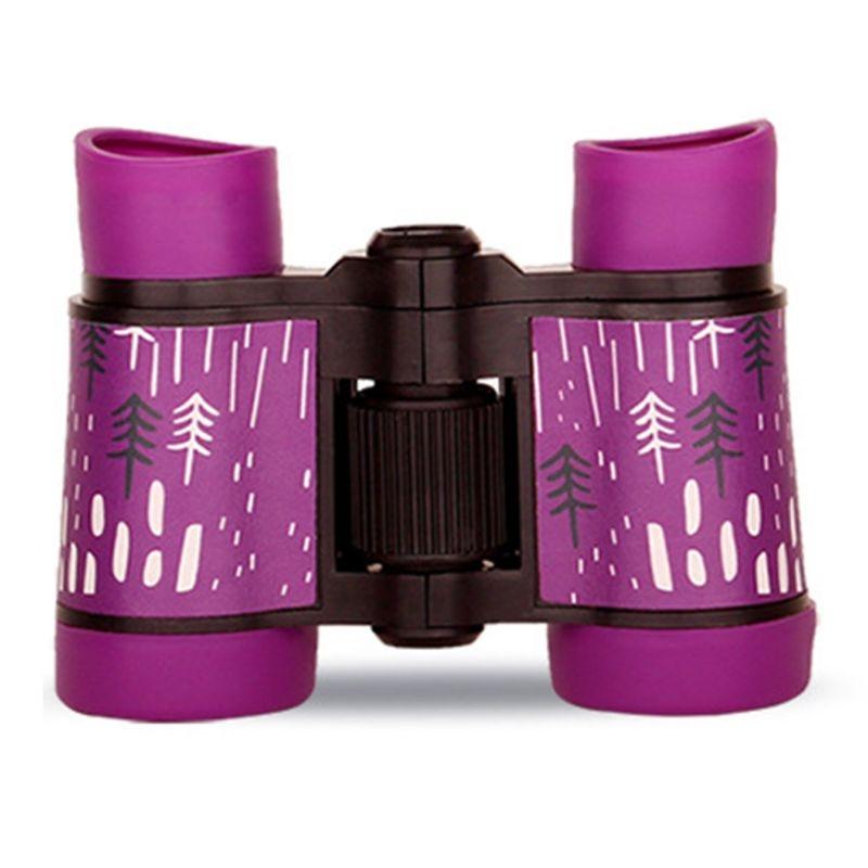 Children's Bird Watching Binoculars - 4x30 Perfect Gift - Rain Season Red